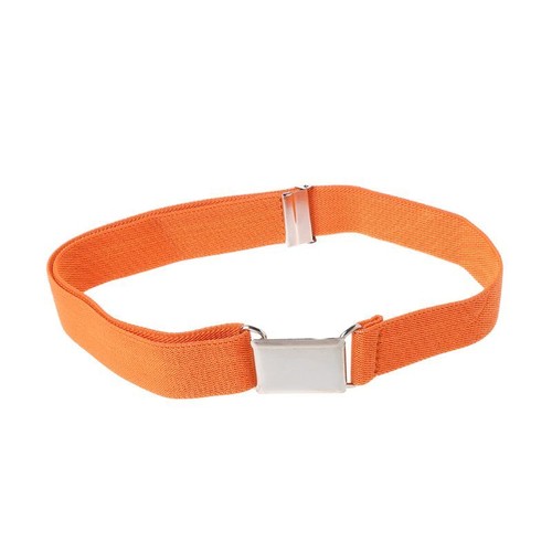 Children Kids Solid Color Unisex Canvas Belts Boys Girls Elastic Belt Adjustable - Picture 8 of 12