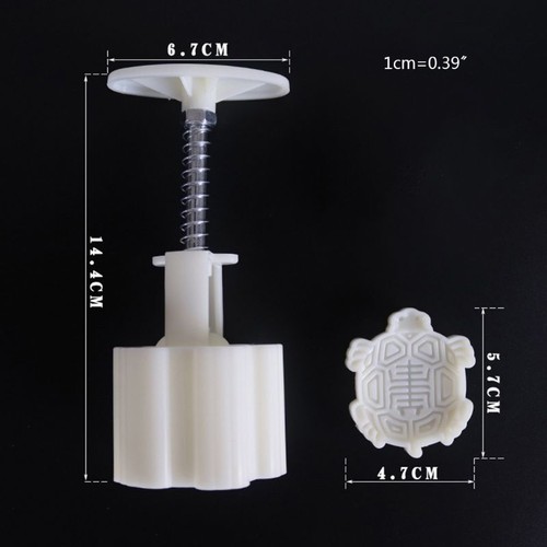 Moon Cake Mold for Turtle Stamp Hand Pressure Pastry Mould DIY Bakware Mid-autum - Picture 8 of 8