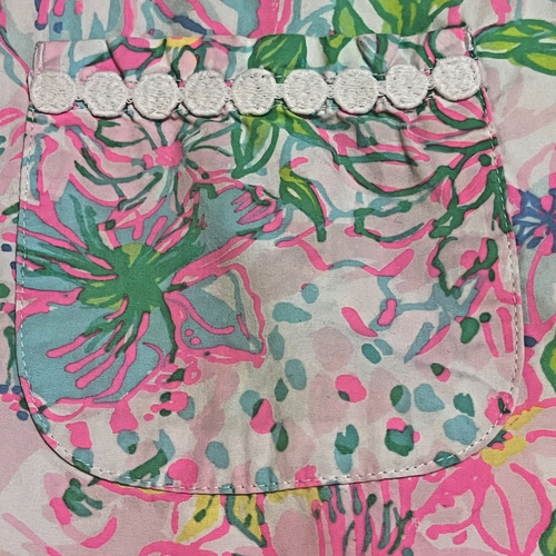Lilly Pulitzer Mini Classic Shift Dress, Girls Size 10, Paradise Found print - Picture 5 of 13