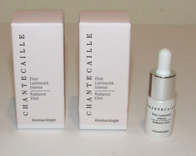 2 Chantecaille Radiance Elixir 0.14 Oz 4 mL Each Deluxe Sample Size NIB