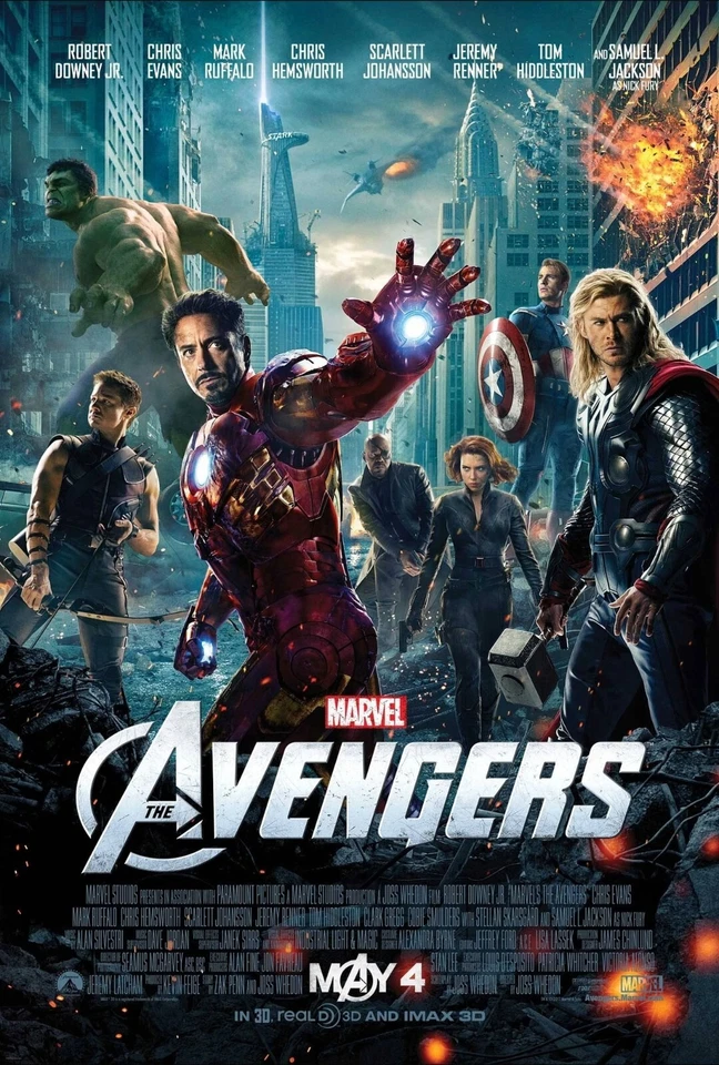 POP POSTERS The Avengers 2012 Movie POSTER 24 X 36 INCH Sweet!