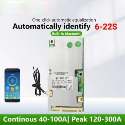 Smart BMS 24V - 60V Lifepo4 40A 50A 80A 100A LDC 6S 8S 10S 13S 16S 20S 22S