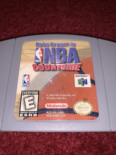 Kobe Bryant in NBA Courtside Nintendo 64 N64 Cartridge ONLY & TESTED! VGC! - Picture 2 of 8