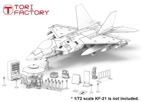 Tori Factory 1/72 Air Show Accesories Set Diorama Resin Model Kit #TFB05 - Picture 4 of 13