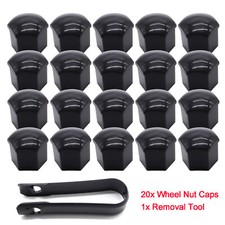 20x Radschrauben Radmuttern Bolzen Schraubenabdeckung Kappen Abdeckung 21mm  KFZ