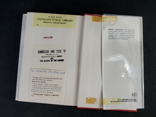 Die große amerikanische Bombenmaschine von Roger Rapoport Hardcover, DJ, gebrauchtes Buch 1971 - Bild 8 von 8