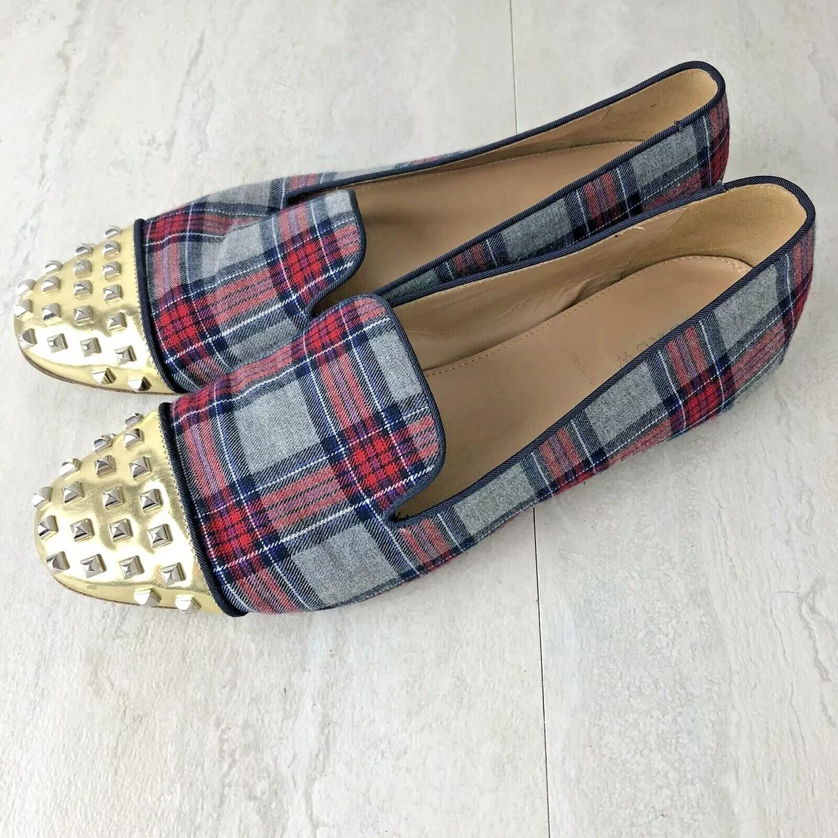 j crew studded flats