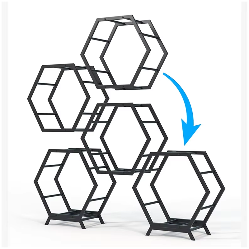 Wheel Display Rack Holds 17