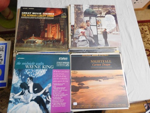 BULK LOT OF  50 VINTAGE ORCHESTRA / STRINGS     33 RPM LPS      B11 - Picture 12 of 14