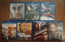 Blu Ray Bundle of 7 Mystery/Drama Movies, Plus Fargo DVD Set, Used VGC