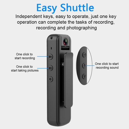 1080P HD Portable Body Video Recorder DVR Pocket Pen Camera Night Vision Cam - Picture 5 of 14