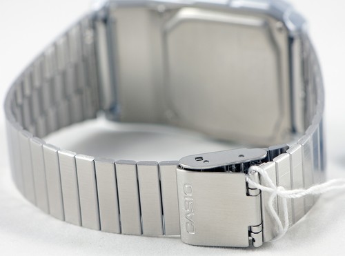 Casio DBC-611-1 Databank Calculator Watch Stainless Steel Band 5 Alarms New - Picture 2 of 6
