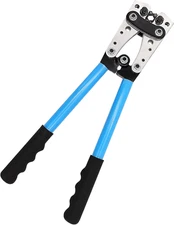 Heavy Duty Crimper 1/0 2 4 8 10 Gauge Hex Crimping Wire Lugs Terminals Tools Big