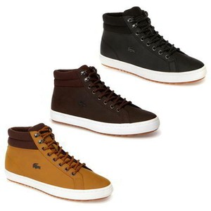 lacoste mens straightset insulate trainers