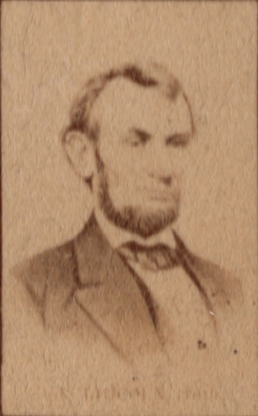 ANTIQUE CDV CIRCA 1860s THE PRESIDENTS OF THE UNITED STATES ABRAHAM LINCOLN — additional view