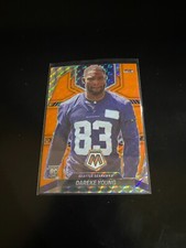 Dareke Young 2022 Mosaic Orange Prizm RC Seahawks 349 PWE