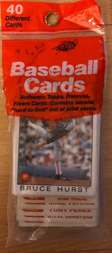 Old Oddball Red Sox Baseball Team Cards Varietà Pack Hurst Eckersley Evans Rice