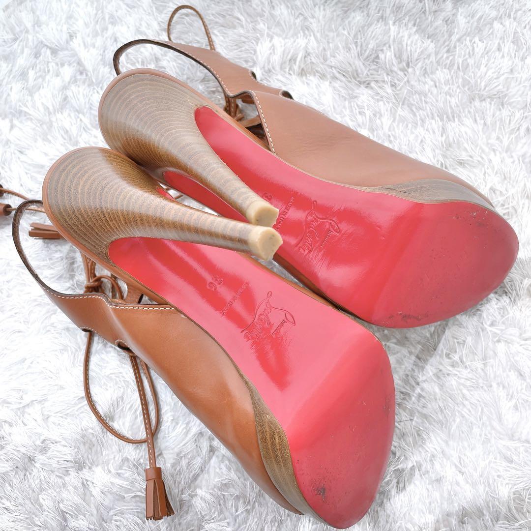 Christian Louboutin High Heels Sandals Pumps Lace Up EU Size Christian Louboutin High Heels Sandals Pumps Lace Up EU Size