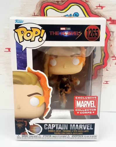 Funko Pop! Marvels - Captain Marvel #1265 - Marvel Collector Corps Exclusive MCC