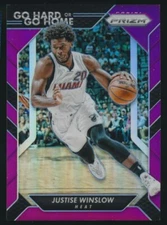 2016-17 Panini Prizm Go Hard or Go Home Purple Prizm /75 Justise Winslow #12