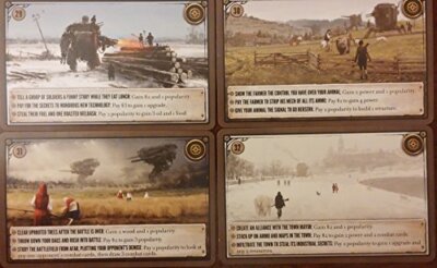 Scythe: Kickstarter Promo Encounter Cards #29-32