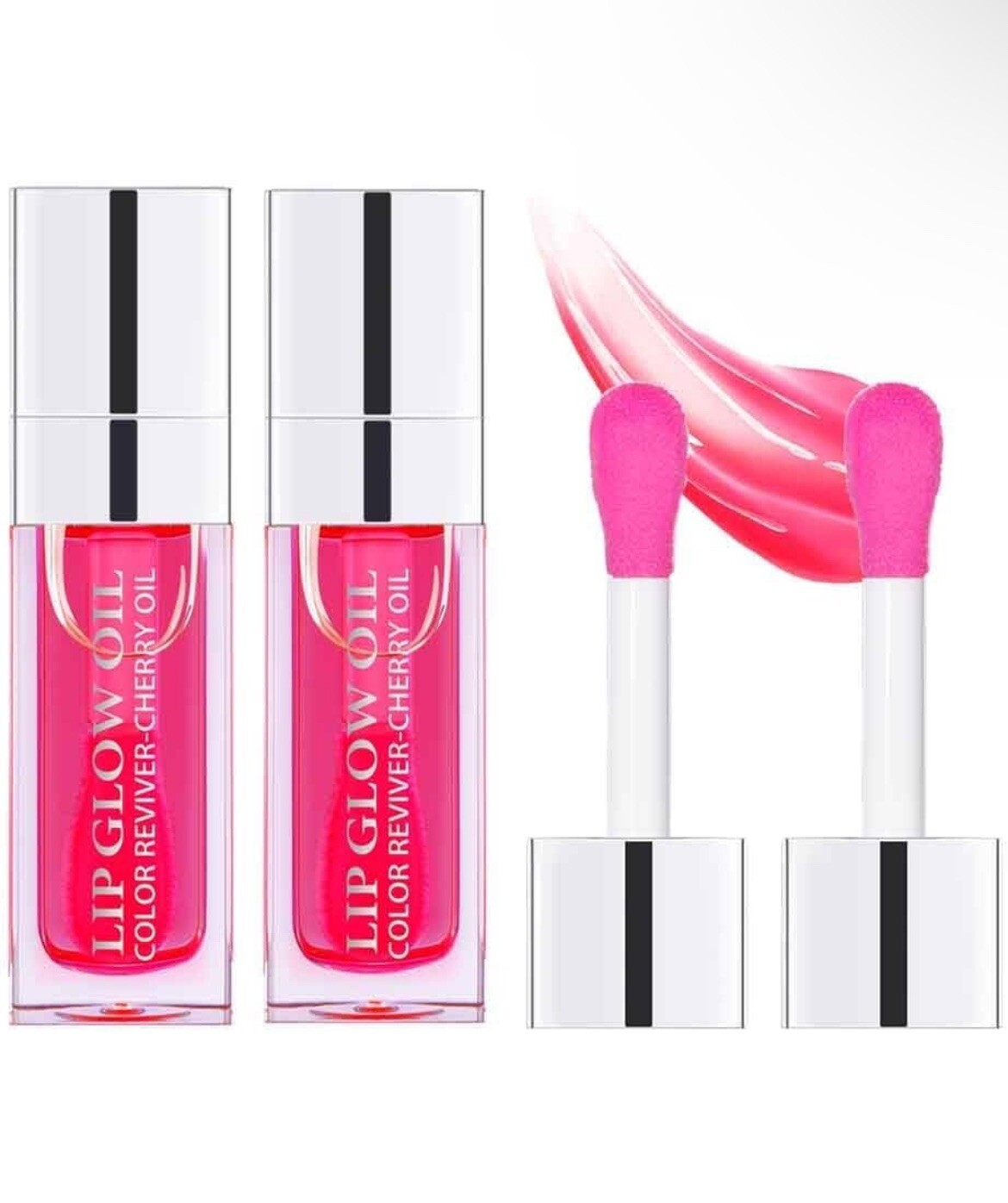Hydrating Lip Glow Oil, Plumping Lip Oil, Tinted Lip Balm Lip Care, Moisturizer.