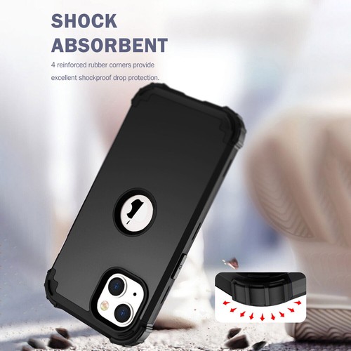 For iPhone 16 Pro Max 15 14 13 12 11 Shockproof Heavy Duty Armor Case Cover - Picture 23 of 39