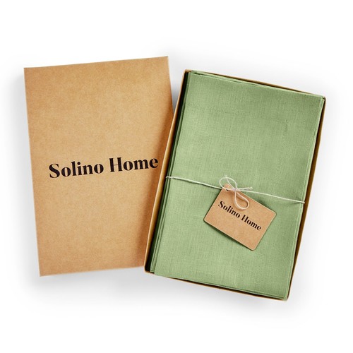 Solino Home Linen Dinner Napkins Square Set of 4 for Fall Solid, Fete 20x20 In - Picture 134 of 155