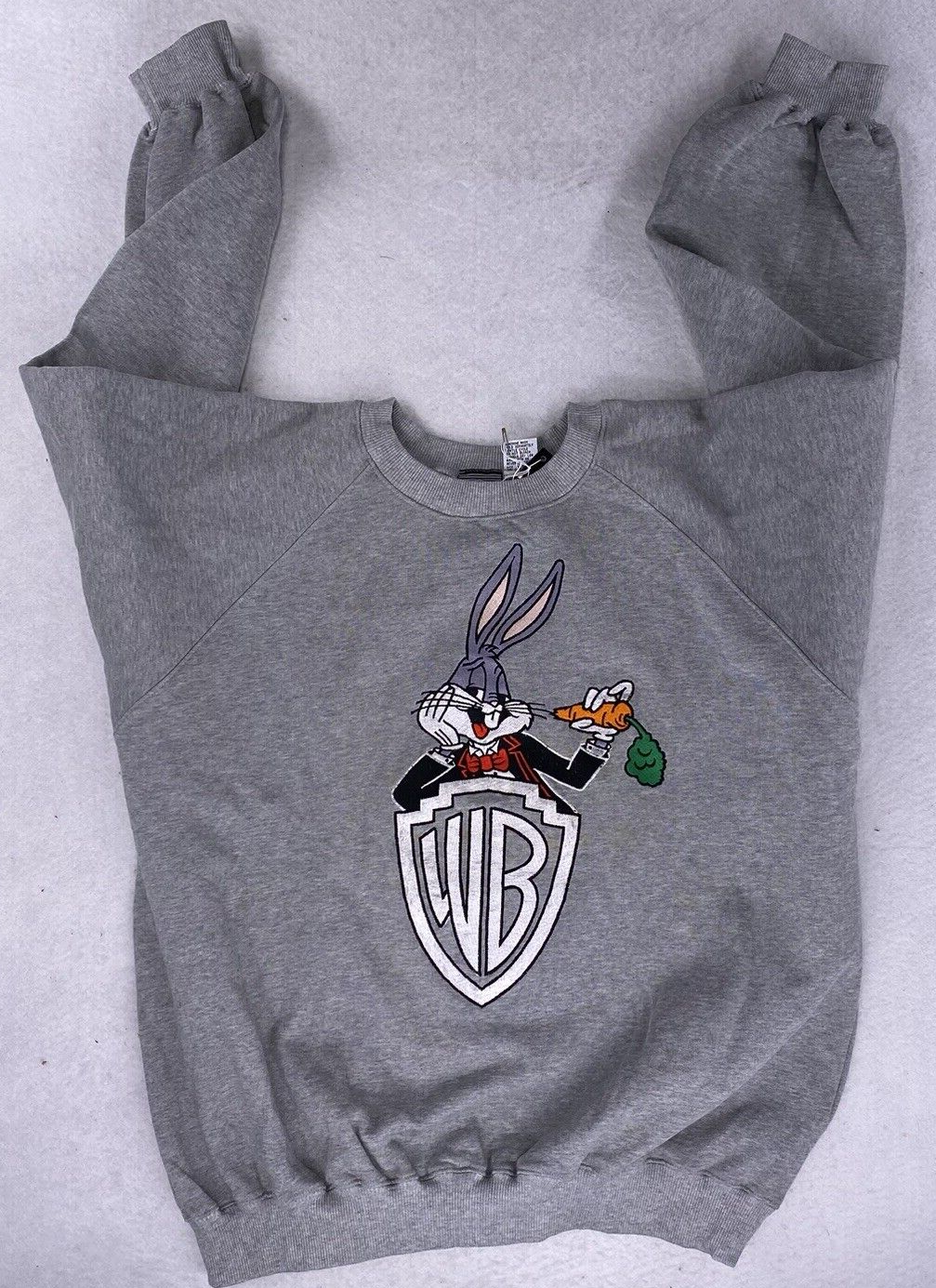 Looney Tunes Sweatshirt Size Large Acme Warner Bros 1991 Graphic Bugs Bunny
