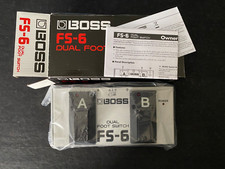 Boss Fs-6 Guitar Bass Dual Foot Switch Multi Use Amplifier Pedal