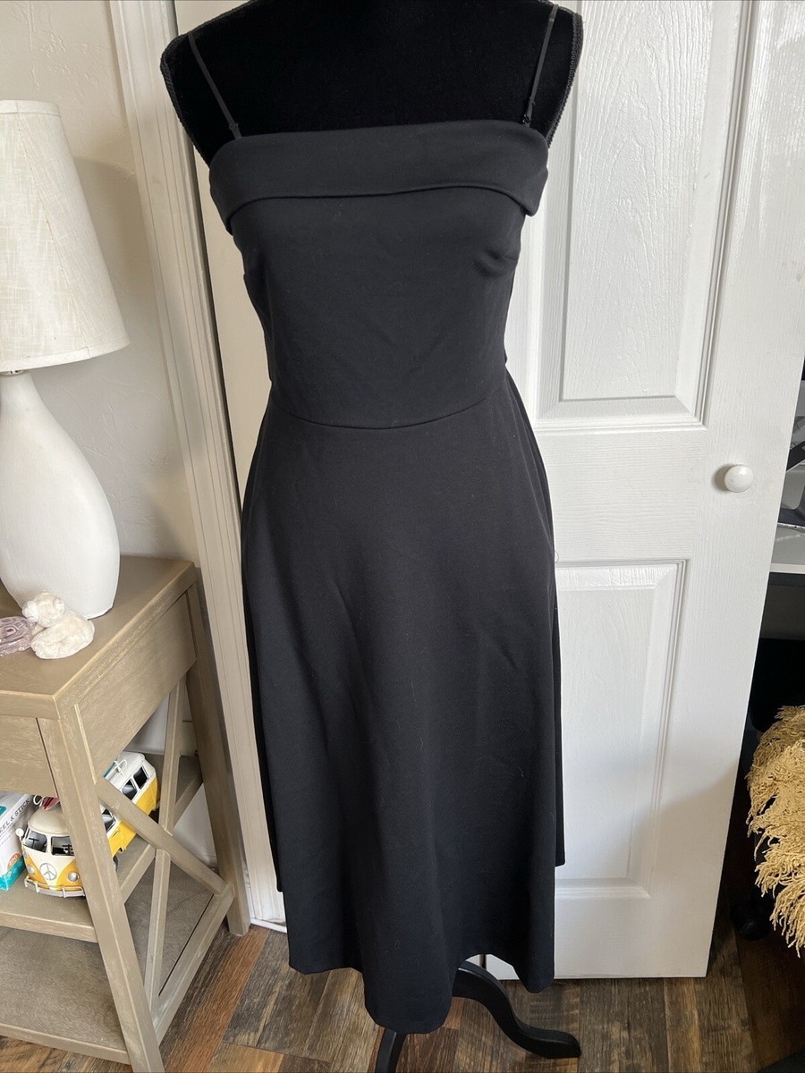 banana republic ponte fit and flare dress Banana Republic Mesh Ponte Fit-and-Flare Dress, White SIZE 12P 12 P #407550  E42