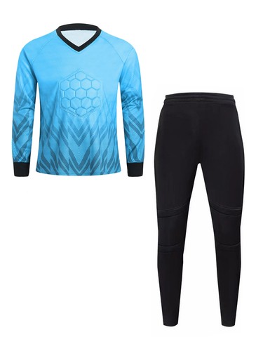 Boys Set Workout Outfits Activities Jersey Quick-drying Activewear Goalkeeper - Picture 24 of 51
