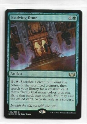 FOIL RARE Evolving Door Streets Of New Capenna Magic the Gathering MTG