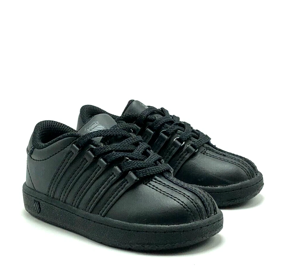 *NUEVO* BEBÉ NIÑO K-SWISS CLASSIC VN LOW (TD) NEGRO/NEGRO (23343 003) 👍 Foto 2 de 4