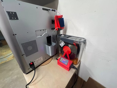In-line, real time 3D Print Filament Dryer 12V for 1.75mm/3mm filament - Picture 4 of 4