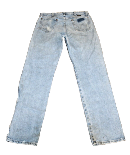 vintage wrangler 13mwz jeans 32x36 measured y2k nice wash - Picture 3 of 4