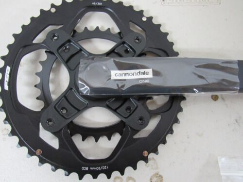 FSA Cannondale One Si Gravel Crankset 46T/30T /120/90mm BCD 175mm BB30/PF30 - Picture 2 of 7