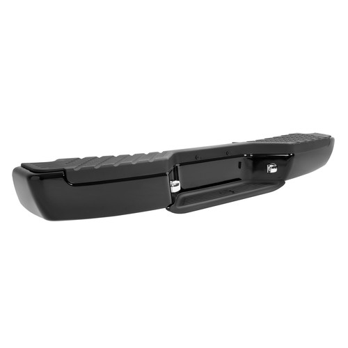 Chrome/ Black Complete Rear Bumper Assembly For Nissan Frontier 1998-2021 Steel - Picture 29 of 58