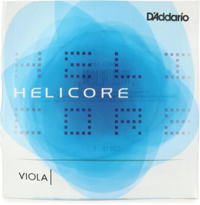 D'Addario Helicore Long Scale Viola Strings, Medium Gauge, Authorized Dealer