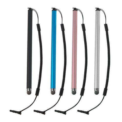 Anti-lost Lanyard Fibre Stylus Mesh Micro Fiber Tip Pen for Smart Phone Tablet - Zdjęcie 5 z 9