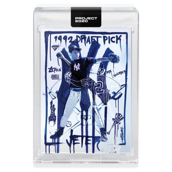 Topps PROJECT 2020 2 Card Bundle #93 Derek Jeter & #94 Tony Gwynn W/Box RC - Image 4 of 4