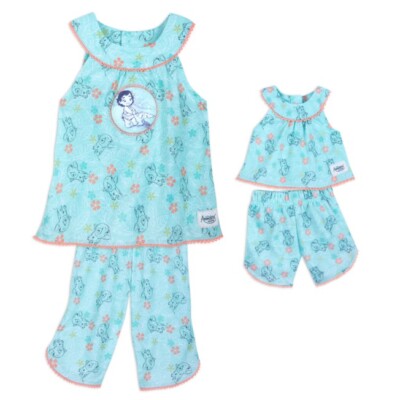 disney animator moana viana schlafanzug 2er set neu