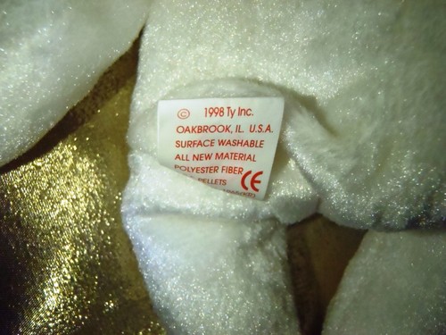 Ty Beanie Babies Halo Bear Rare Multiple Errors Retired Mint - Picture 3 of 9