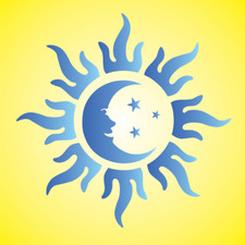 Celestial Sun STENCIL Moon Stars Southwest Desert Template DIY Art Signs Joanie