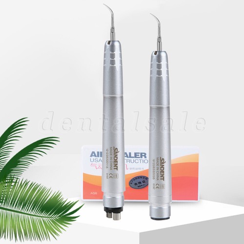Dental Ultrasonic Air Perio Scaler Handpiece Hygienist 2/4Hole W/ 3 Scaling Tips - Picture 8 of 45