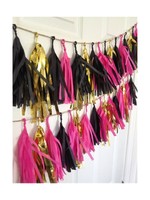 Sorive Black Fuchsia Gold Mixed Colors Tissue Paper Tassel Garl... Free Shipping Sorive Black Fuchsia Gold Mixed Colors Tissue Paper Tassel Garl... Free Shipping