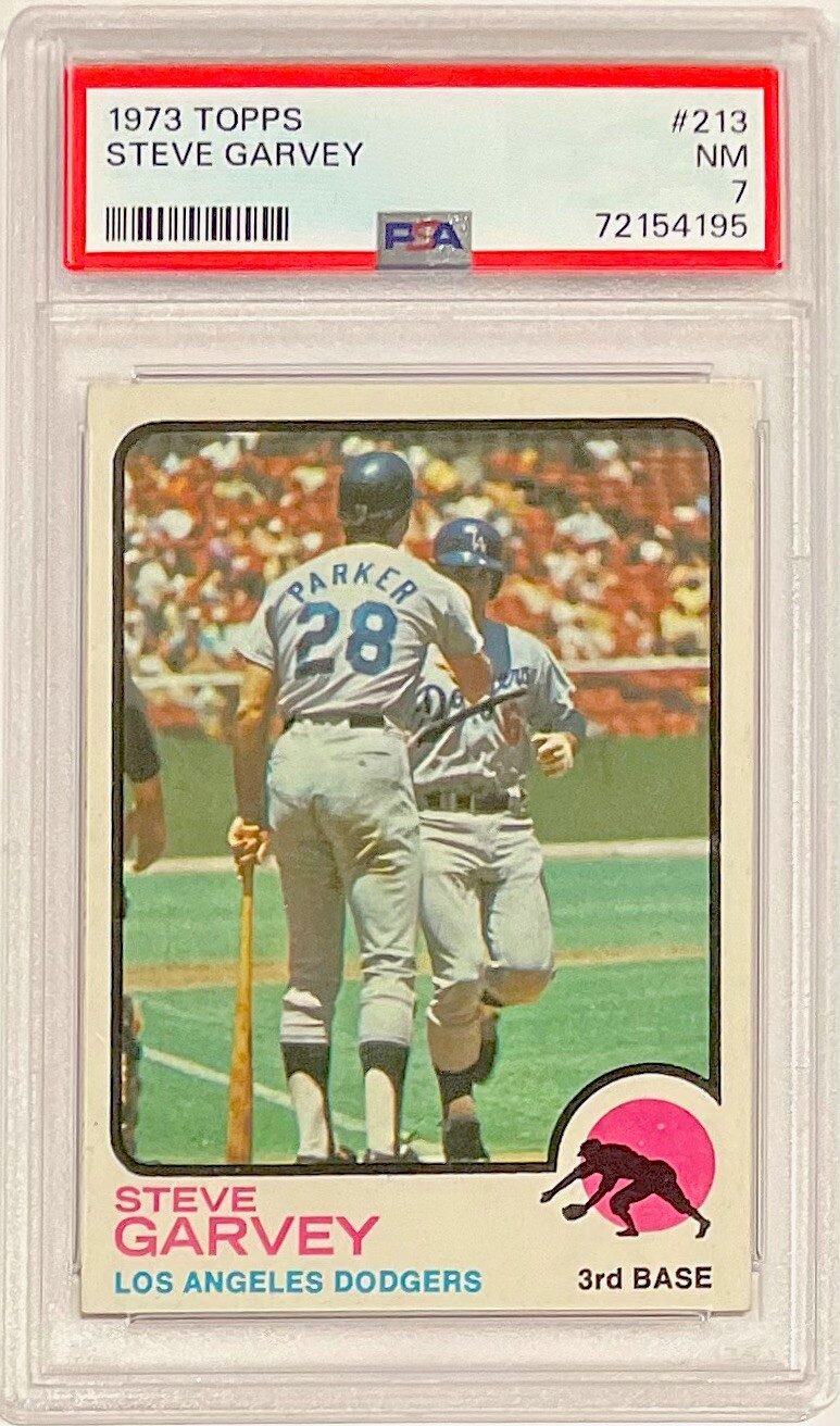 1973 Topps #213 Steve Garvey PSA 7 Near Mint LA Dodgers