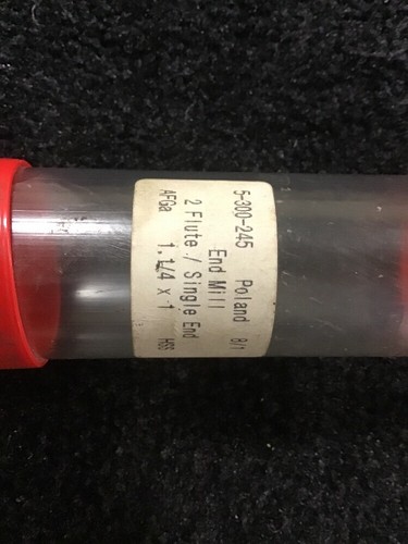 FENES 1-1/4” Finishing End Mill 2 Flute 1” Shank Center Cut HS POLAND - Picture 8 of 10
