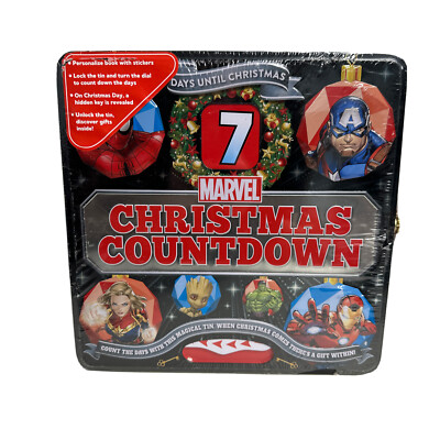 MARVEL Christmas Countdown NEW/Box Damage/Dents/Sealed Personalizable Book
