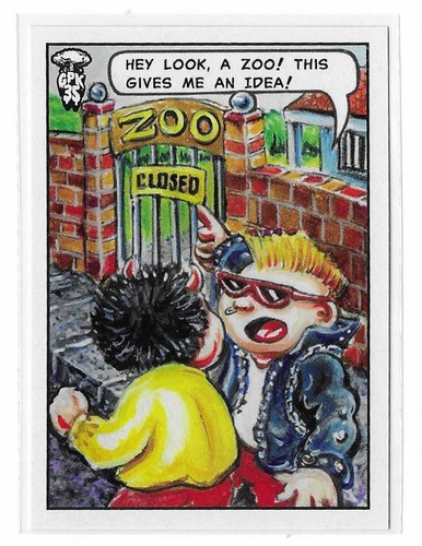 2020 Garbage Pail Kids 35 Years Of Untold Stories NEW WAVE DAVE 76 GPK - 第 1/2 張圖片